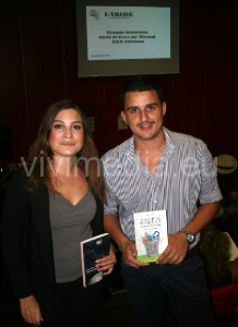 Chiara Polese e Pippo Zarrella mostrano con orgoglio i loro "parti" vincenti