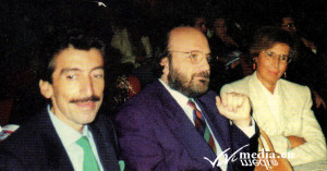 Premio Badia, 15 ottobre 1994,  da sx LUIGI AMENDOLA, Antonio Donadio, Gianna Schelotto